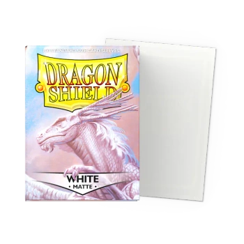 Koszulki na karty Dragon Shield - Matte Sleeves - White (100 szt.)