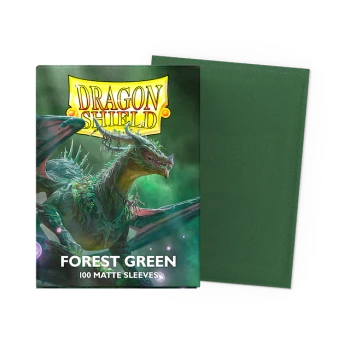 Koszulki na karty Dragon Shield - Matte Sleeves - Forest Green (100 szt.)