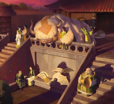 Magic the Gathering: Avatar The Last Airbender - Scene Box - Tea Time at the Jasmine Dragon