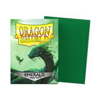 Koszulki na karty Dragon Shield - Matte Sleeves - Emerald (100 szt.)