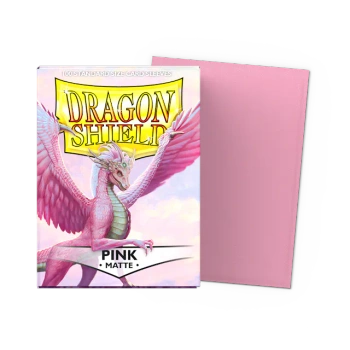 Koszulki na karty Dragon Shield - Matte Sleeves - Pink (100 szt.)