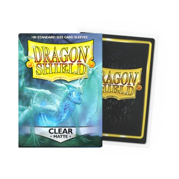 Koszulki na karty Dragon Shield - Matte Sleeves - Clear (100 szt.)