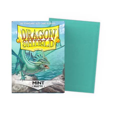 Koszulki na karty Dragon Shield - Matte Sleeves - Mint (100 szt.)