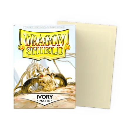 Koszulki na karty Dragon Shield - Matte Sleeves - Ivory (100 szt.)