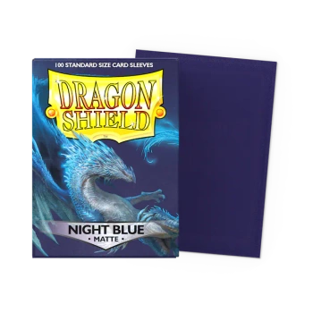 Koszulki na karty Dragon Shield - Matte Sleeves - Night Blue (100 szt.)