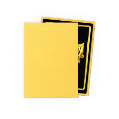 Koszulki na karty Dragon Shield - Matte Sleeves - Yellow (100 szt.)
