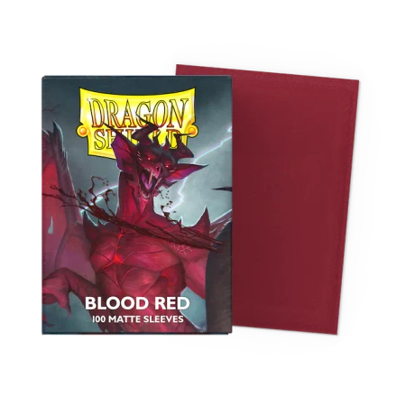 Koszulki na karty Dragon Shield - Matte Sleeves - Blood Red (100 szt)