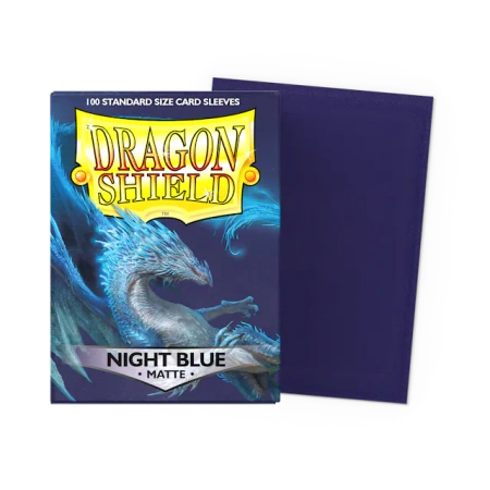 Koszulki na karty Dragon Shield - Matte Sleeves - Night Blue (100 szt.)