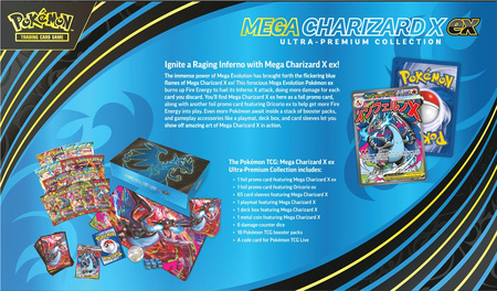 Pokémon TCG: Mega Charizard X ex - Ultra-Premium Collection