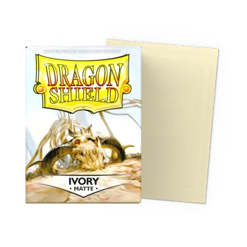 Koszulki na karty Dragon Shield - Matte Sleeves - Ivory (100 szt.)