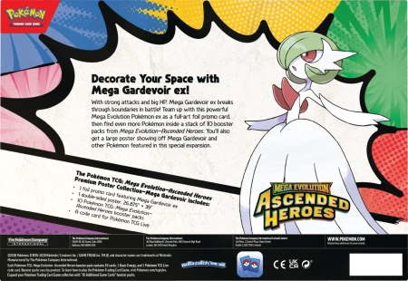 Pokémon TCG: Mega Evolution - Ascended Heroes - Premium Poster Collection - Gardevoir