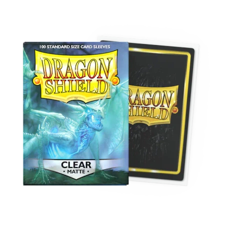 Koszulki na karty Dragon Shield - Matte Sleeves - Clear (100 szt.)