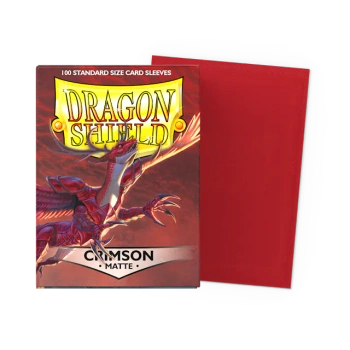 Koszulki na karty Dragon Shield - Matte Sleeves - Crimson (100 szt.)