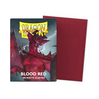 Koszulki na karty Dragon Shield - Matte Sleeves - Blood Red (100 szt)