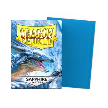 Koszulki na karty Dragon Shield - Matte Sleeves - Sapphire (100 szt)