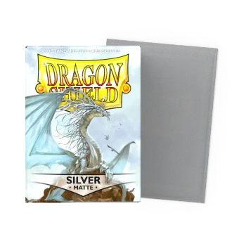 Koszulki na karty Dragon Shield - Matte Sleeves - Silver (100 szt.)