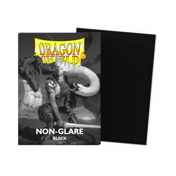 Koszulki na karty Dragon Shield - Non-Glare - Matte Sleeves - Black (100 szt)