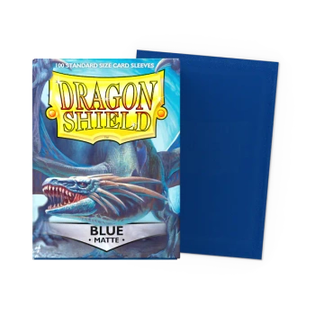 Koszulki na karty Dragon Shield - Matte Sleeves - Blue (100 szt.)