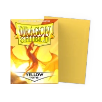 Koszulki na karty Dragon Shield - Matte Sleeves - Yellow (100 szt.)