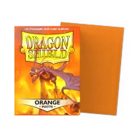 Koszulki na karty Dragon Shield - Matte Sleeves - Orange (100 szt.)