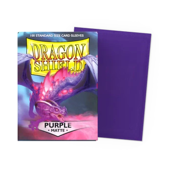 Koszulki na karty Dragon Shield - Matte Sleeves - Purple (100 szt.)