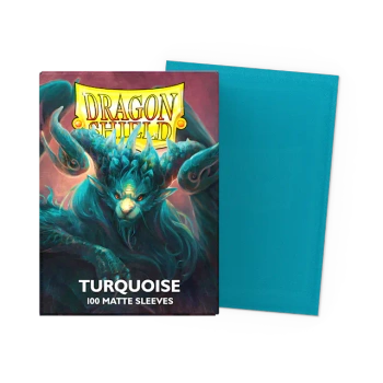 Koszulki na karty Dragon Shield - Matte Sleeves - Turquoise (100 szt.)